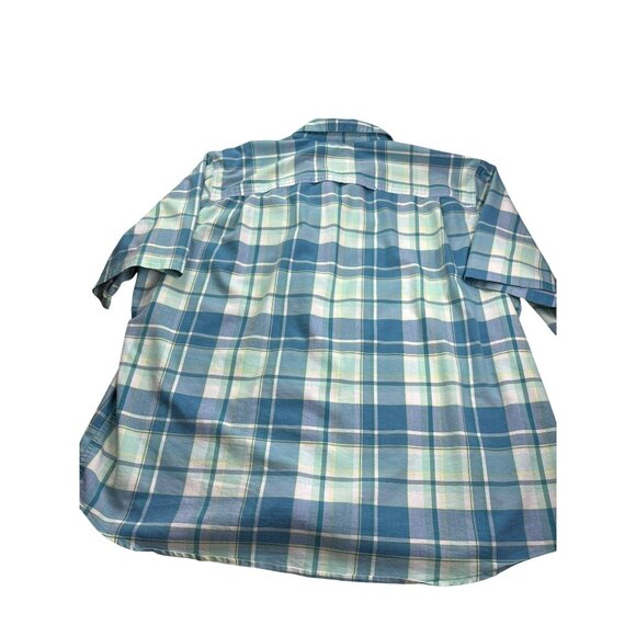 Wrangler ATG Mens Plaid Short Sleeve Shirt Size 3XL Regular Fit All Terrain Gear - Picture 3 of 6